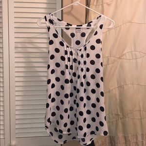 Polka dot tank top